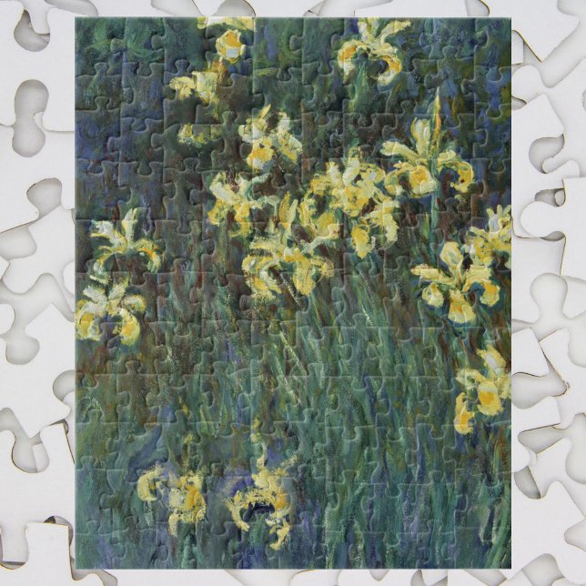 Gula Iris av Claude Monet, Vintage Finkonst Pussel (Skapare uppladdad)