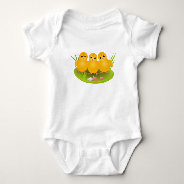 Gula kycklingar t shirt (Framsida)