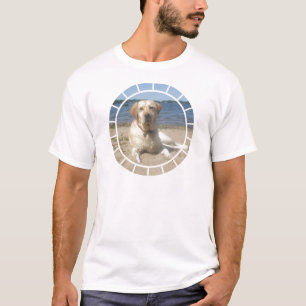 Gula manar för Labrador Retriever T-tröja Tröja