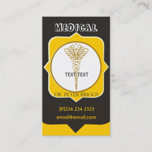Gula medicinska Caduceussjukvårdtidsbeställninga Tidsbeställning Kort