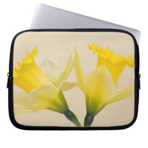 Gula narcisser laptop sleeve
