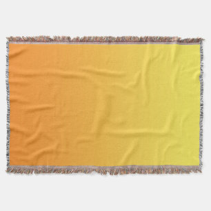 Gula och orange Ombre Filt
