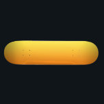 Gula och orange Ombre Skateboard Bräda 20,5 Cm<br><div class="desc">Den gula och orange Ombre skridskon stiger ombord däcket</div>