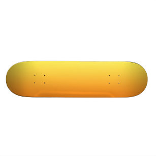 Gula och orange Ombre Skateboard Bräda 20,5 Cm