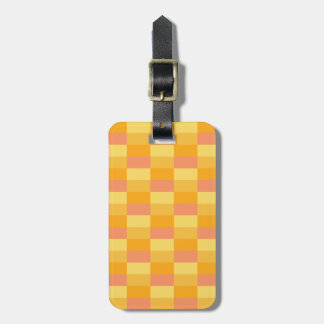 Gula Orange Nyanser Färgblock Bagagebricka