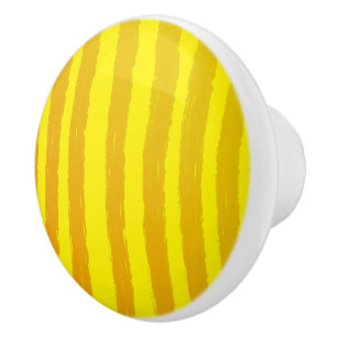 Gula Orange Vattenfärg Ränder Knopp
