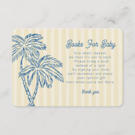 Gula Palm Springs Pastellböcker för Baby Insert Tilläggskort