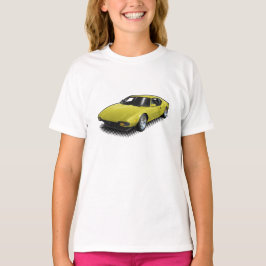Gula Pantera på vitT-tröja Tee Shirt