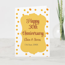 gula prickar glitter glad 30-årsjubileum bröllop