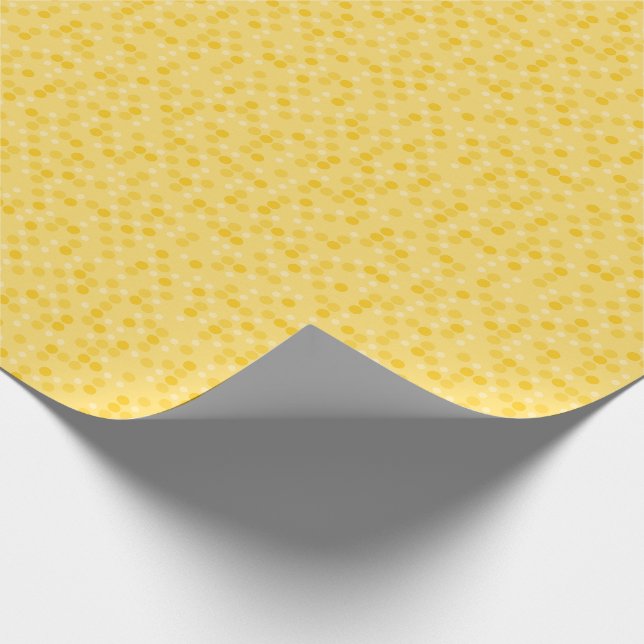 Gula prickar presentpapper (Hörn)
