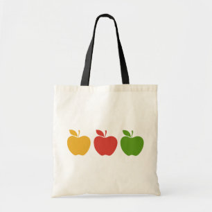 Gula röda gröna Apple Tygkasse