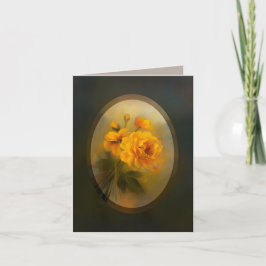 Gula rosor 4 x 5,6 tack kort