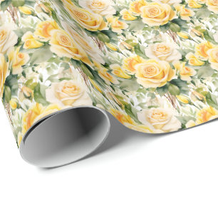 Gula rosor presentpapper