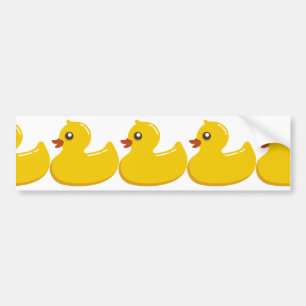 Gula Rubber Duckie Bildekal