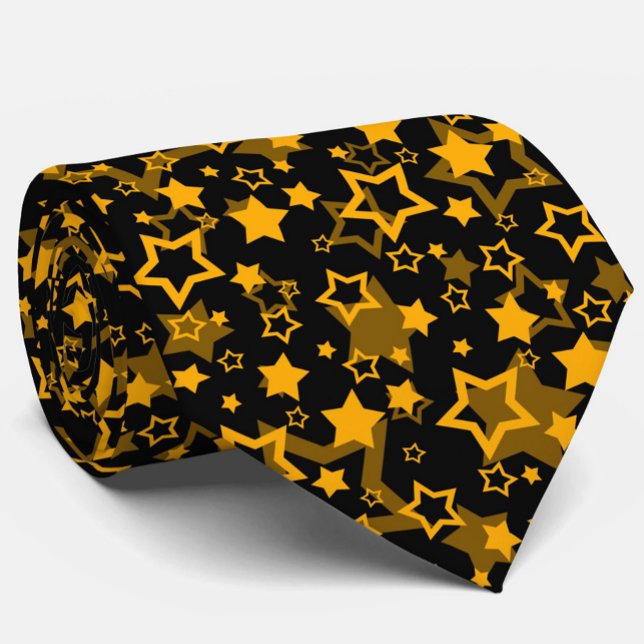 Gula stjärnor glitter design  slips (Skapare uppladdad)