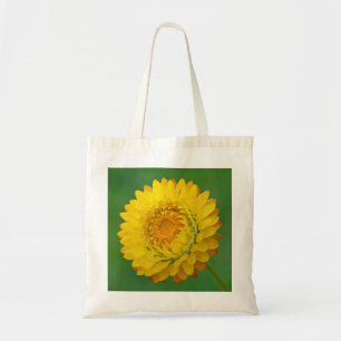 Gula Strawflower hänger lös Tygkasse