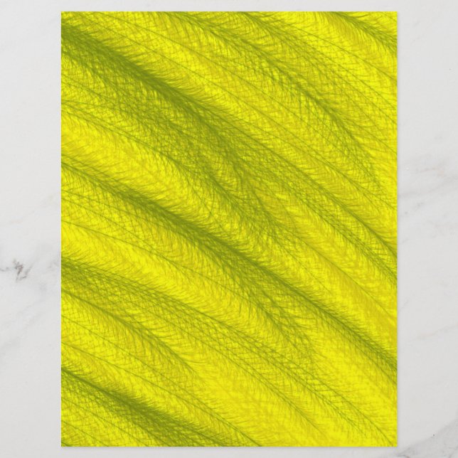 Gula vete fält bulk Scrapbook papperssidor Reklamblad (Framsidan)