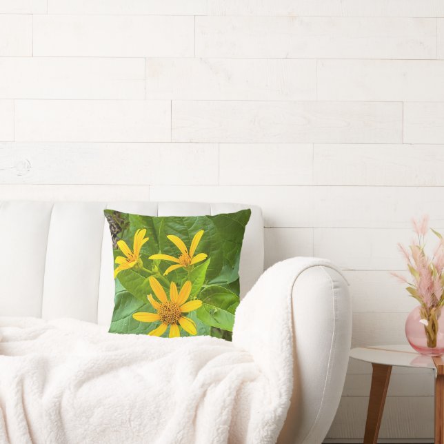 Gula vildblommor kudde (Soffa)