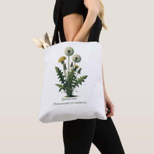 Gula Vintage Maskrosblommor  Tygkasse