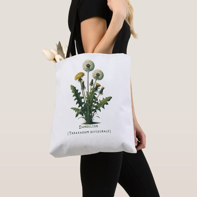 Gula Vintage Maskrosblommor  Tygkasse (Närbild)