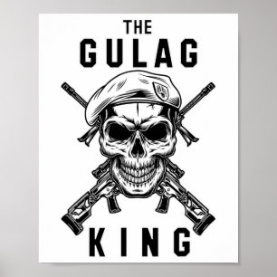 Gulag Kung Gaming Spelare Warzone Spelare Present Poster