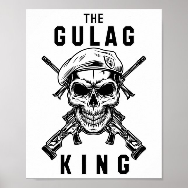 Gulag Kung Gaming Spelare Warzone Spelare Present  Poster (Framsidan)