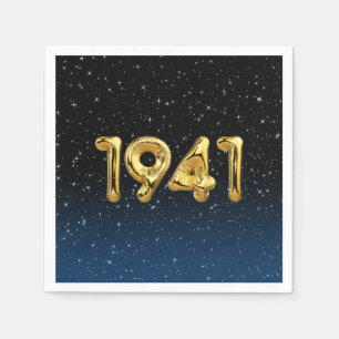 Guld 1941: Ballonger med stjärnor Pappersservett
