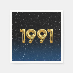 Guld 1991: Ballonger i stjärnor Pappersservett