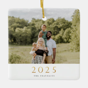 Guld 2024 - Ornament med ett foto-jul