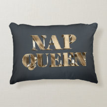 Guld 3D Nap Queen