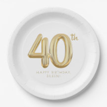 Guld 40:e födelsedagskorpan Party