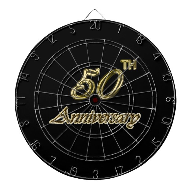 Guld 50-årsdagen piltavla (Framsidan)