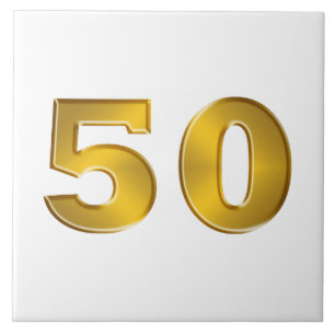 Guld 50 kakelplatta