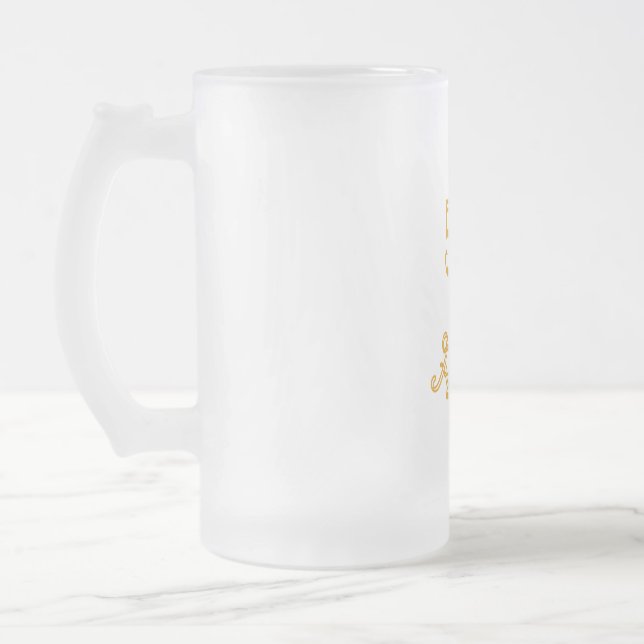 Guld 50 och Fabulous Frostat Ölglas (Vänster)