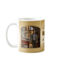 Guld 60:e födelsedag Världsfoto med bästa Anpassni