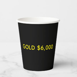 Guld $6,000 Marknadsfirande