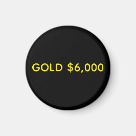 Guld $6,000 Marknadsfirande Magnet