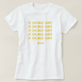 Guld A Chorus Makfe T-Shirt