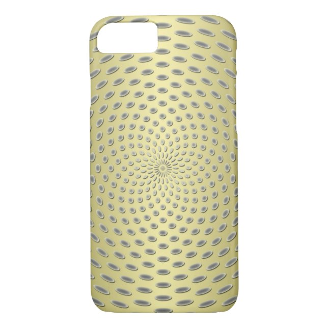 Guld Abstrakt design Case-Mate iPhone Skal (Baksida)