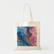 Guld Abstrakt Modern Monogram Initial