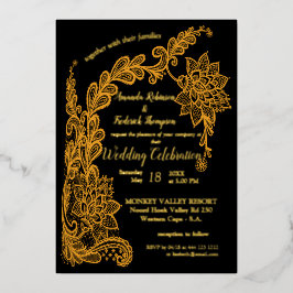 Guld abstrakt snöre vid Svarta havet