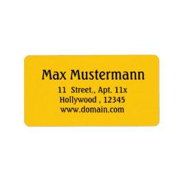 guld-adressetikett adressetikett