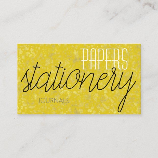 Guld Affärskort Visitkort (Framsida)