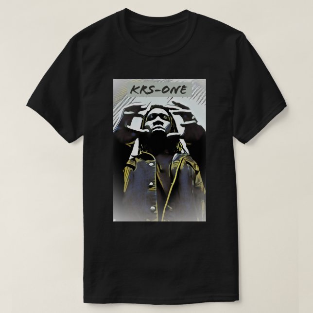 Guld Album inspirerat av KRS ONE T Shirt (Design framsida)