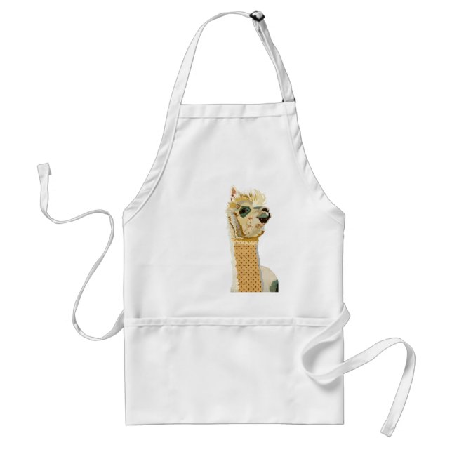 Guld- Alpacaförkläde Förkläde (Framsidan)