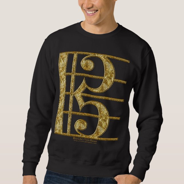 Guld- alt- klav sweatshirt (Framsida)