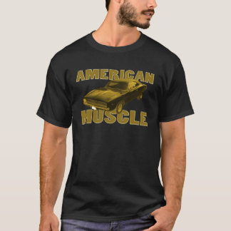 guld- amerikanmuskel 1968 för uppladdare tee shirt