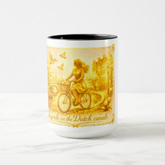 Guld Amsterdam välvda broar charm Mugg