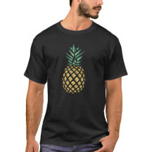 Guld- ananas för geometrisk stil