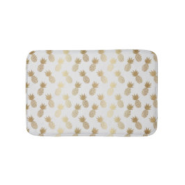 Guld Ananas Mönster Badrumsmatta
